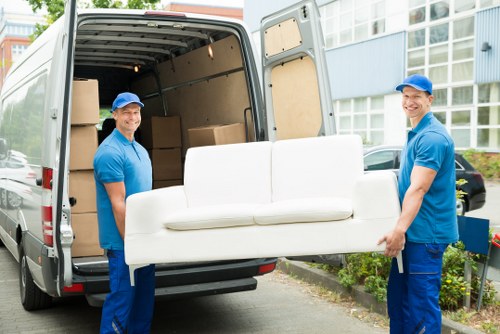 Man with a van vehicle ready for a local move in Waterloo