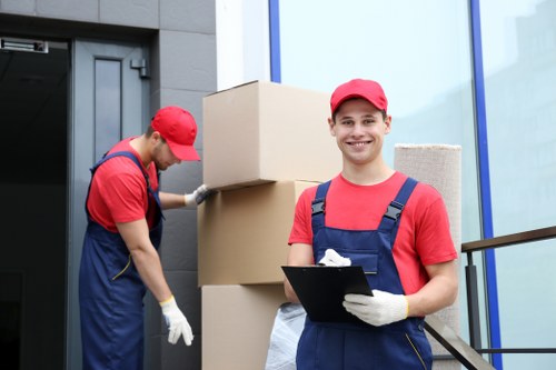 Man and van service loading boxes in Waterloo