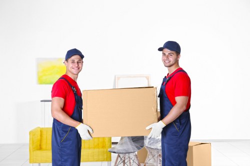 Professional man with a van assisting with office delivery in Waterloo