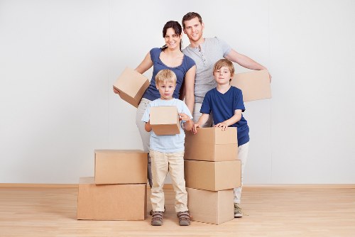 Professional removals team planning a Waterloo home move