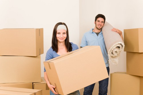 Loading furniture into a hired removal truck in Waterloo