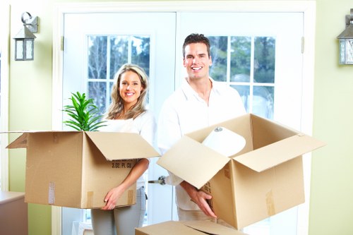 Professional removal van in Waterloo for furniture transport