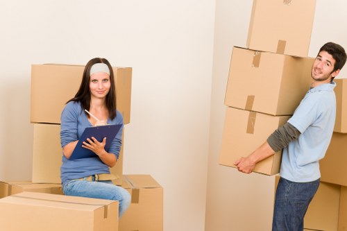 Team handling large furniture removals in Waterloo apartment